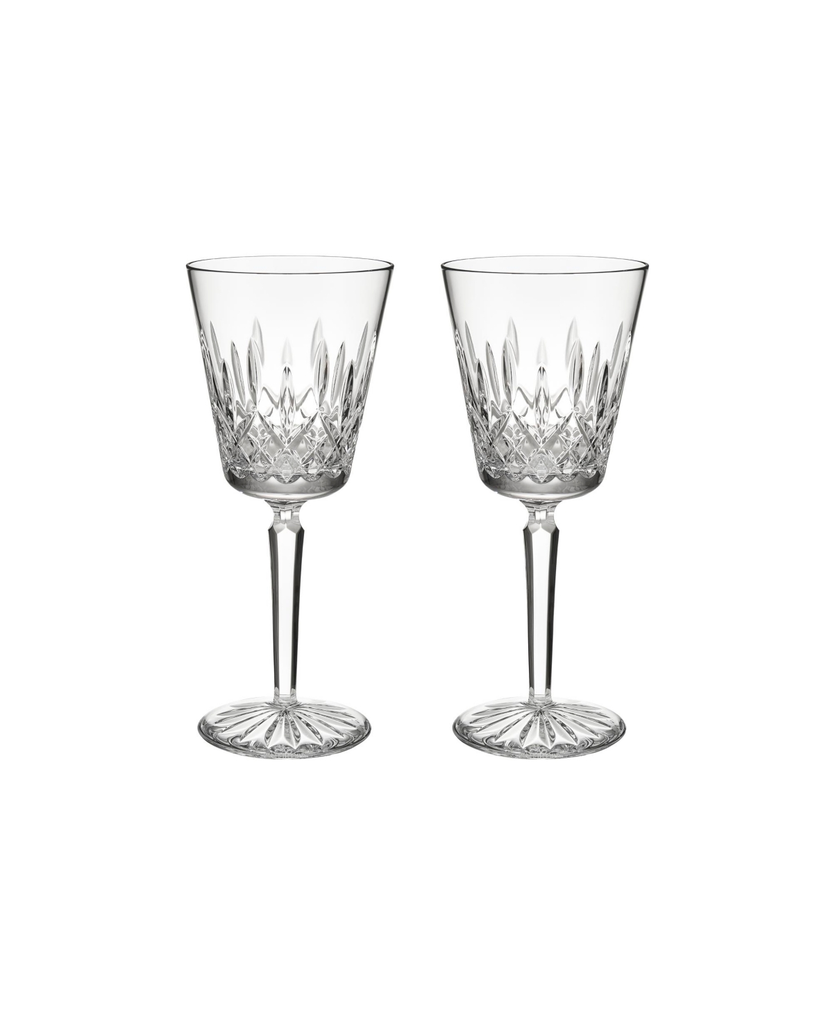 Waterford Lismore Crystal Iced Beverage Glasses 350ml Set Of Two In Clear