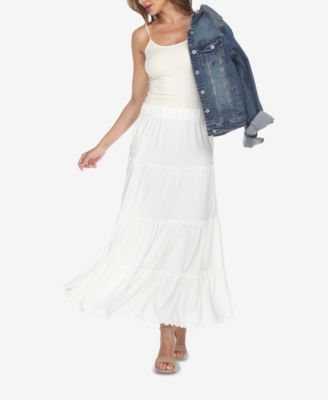 Women's Tiered Maxi Skirt