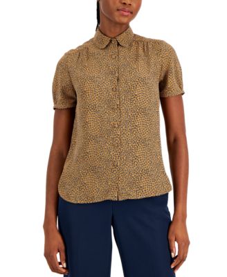 Anne Klein - Women's Peter Pan Collar Blouse