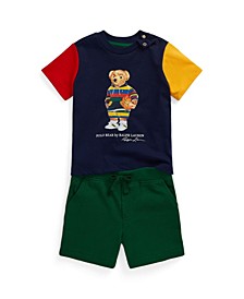 Baby Boys Polo Shirt and Polo Prepster Shorts, 2-Piece Set