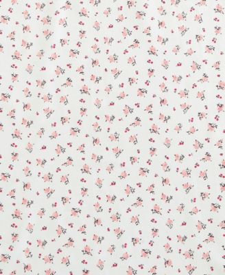 Printed Cotton Percale 4-Pc. Sheet Set, Queen