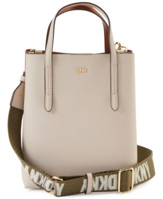  DKNY INES Tote Bag, BLK/LT Toffee : Clothing, Shoes