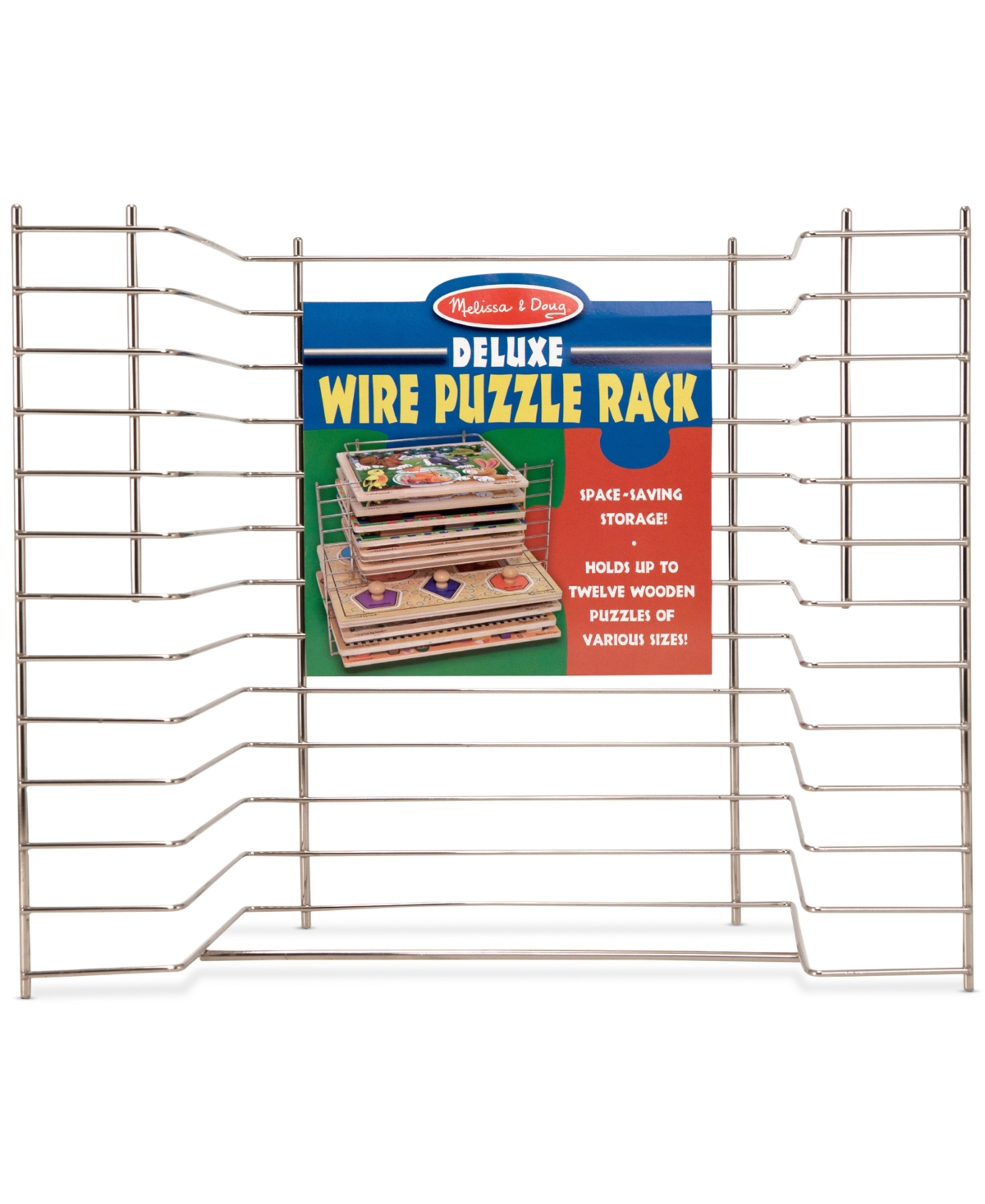 Shop Melissa & Doug Kids' Deluxe Wire Puzzle Rack In One Color
