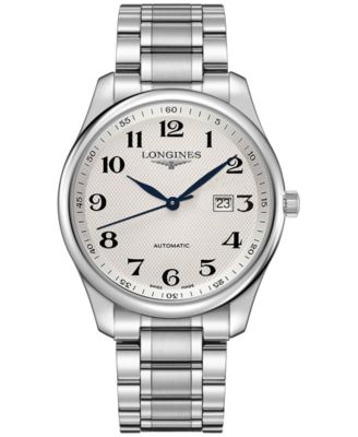 Longines - Men's Swiss Automatic Master Stainless Steel Bracelet Watch 42mm