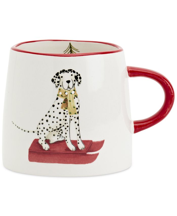 Tabletops Unlimited Furry Christmas Dog Mugs, Set of 4 Macy's