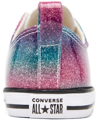 Converse Toddler Girls Chuck Taylor All Star Glitter Drip Hook-And