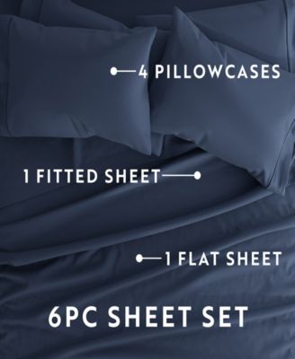Solids in Style 6-Pc. Sheet Set, Full