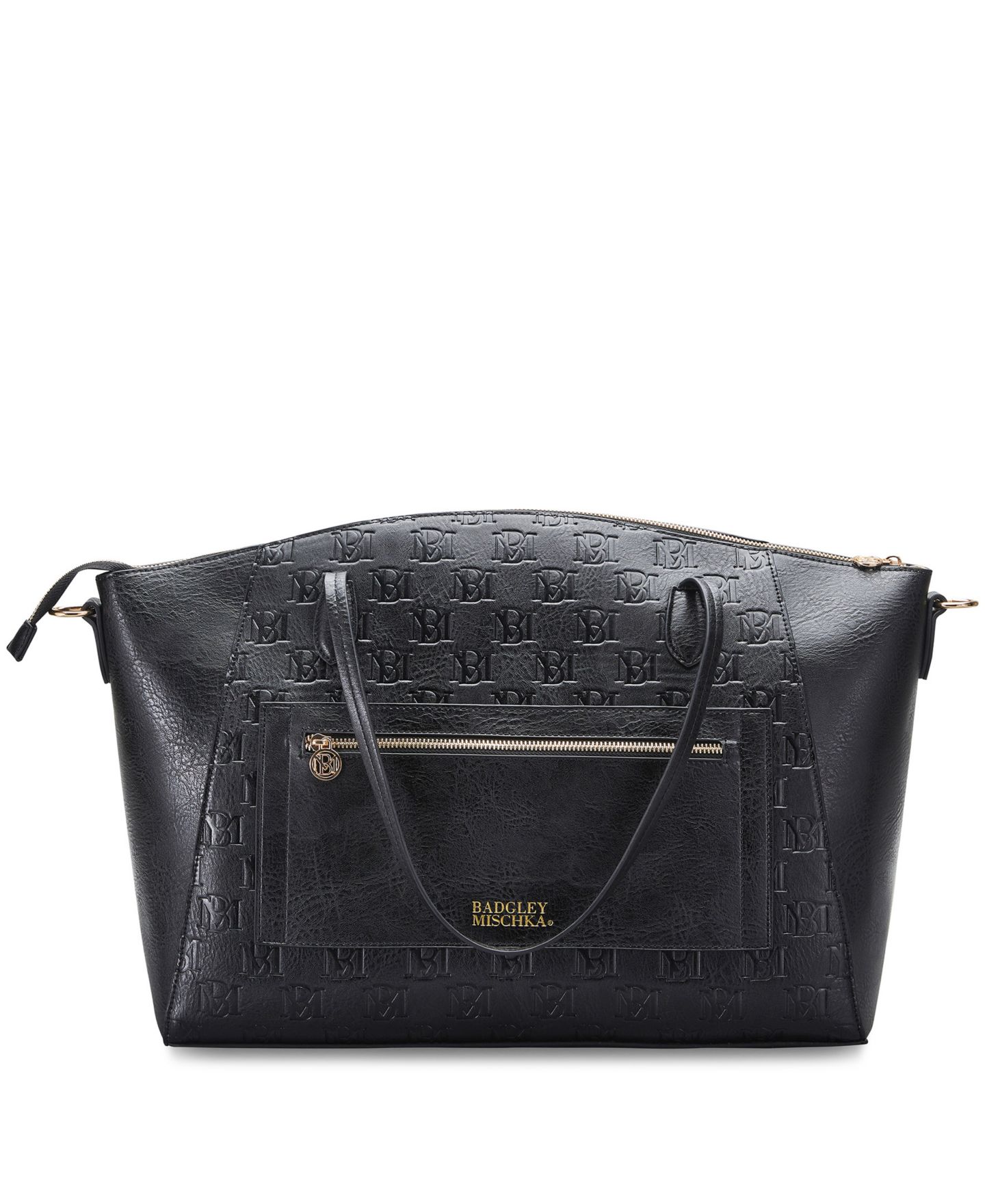 Женская сумка Badgley Mischka Caroline Tote Weekender Travel, цвет: Чёрный — фото 6