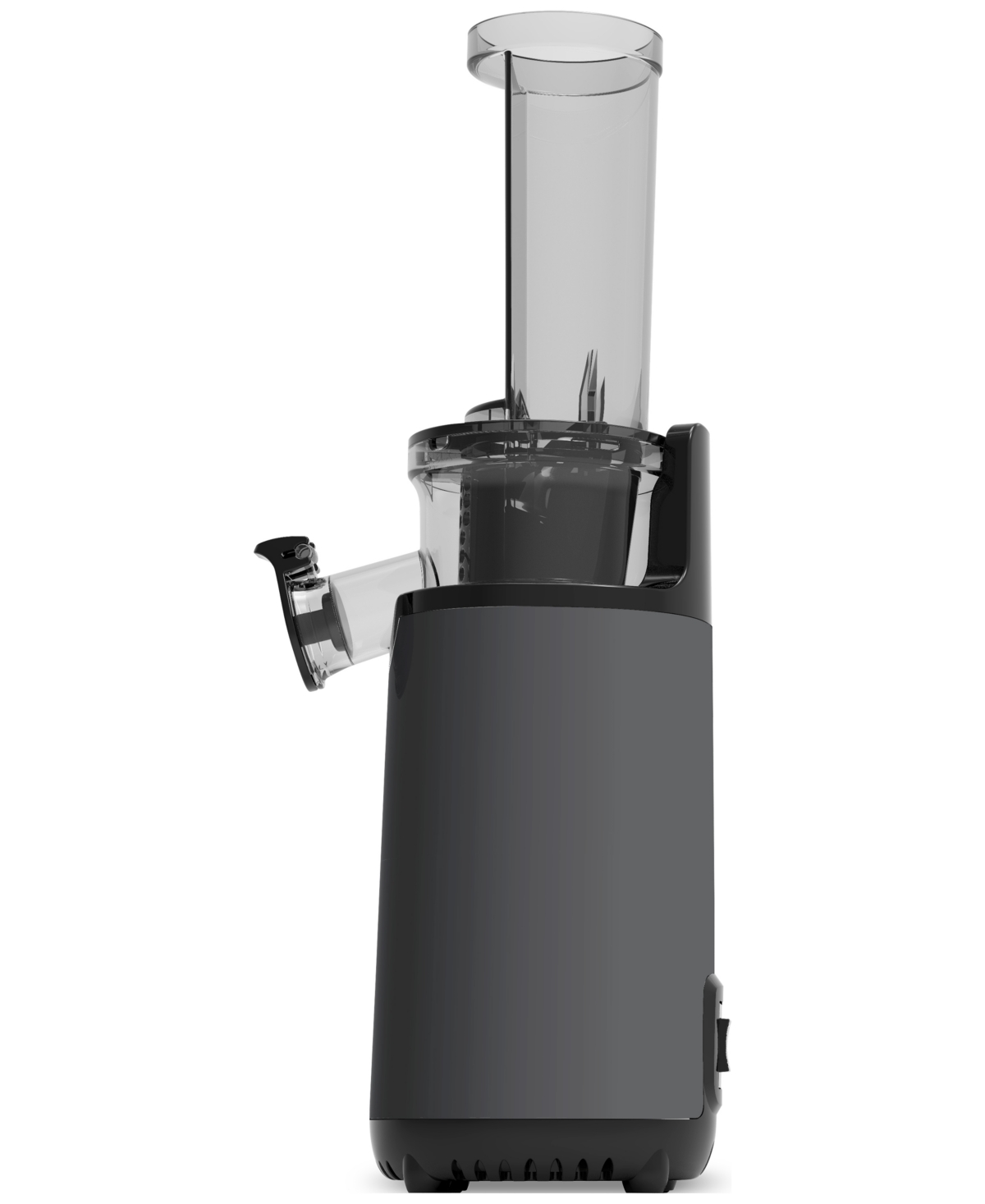 Elite Gourmet Compact Masticating Cold-press Juicer In Black
