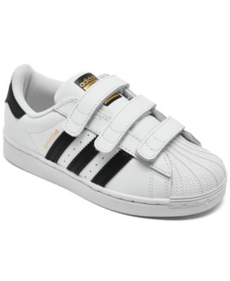 adidas Little Kids Superstar Stay-Put Closure Casual Sneakers from ...