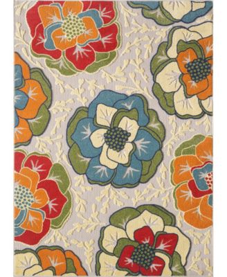 Calla 6936 5'3" x 7' Outdoor Area Rug