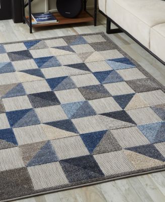 Calla 6923 6'7" x 9' Outdoor Area Rug