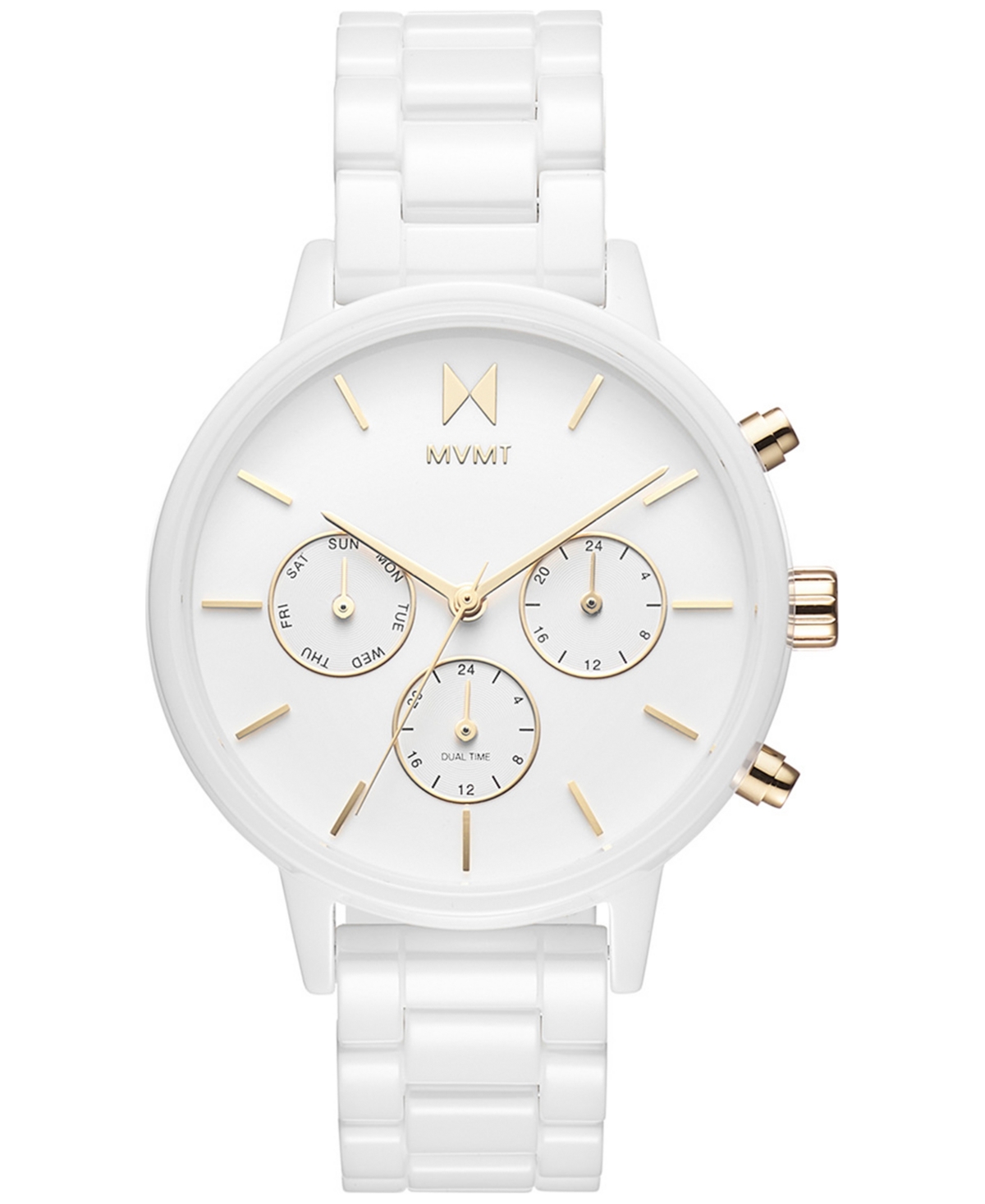 Nova White Ceramic Bracelet Watch 38mm - White