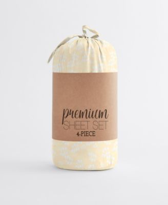 The Timeless Classics Premium Ultra Soft Pattern 4-Pc. Sheet Set, Queen