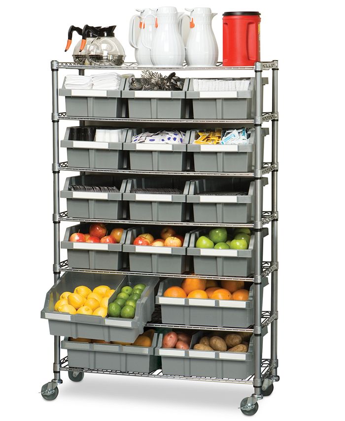 Seville Classics Commercial 7Tier NSF 16 Bin Rack Shelving Macy's