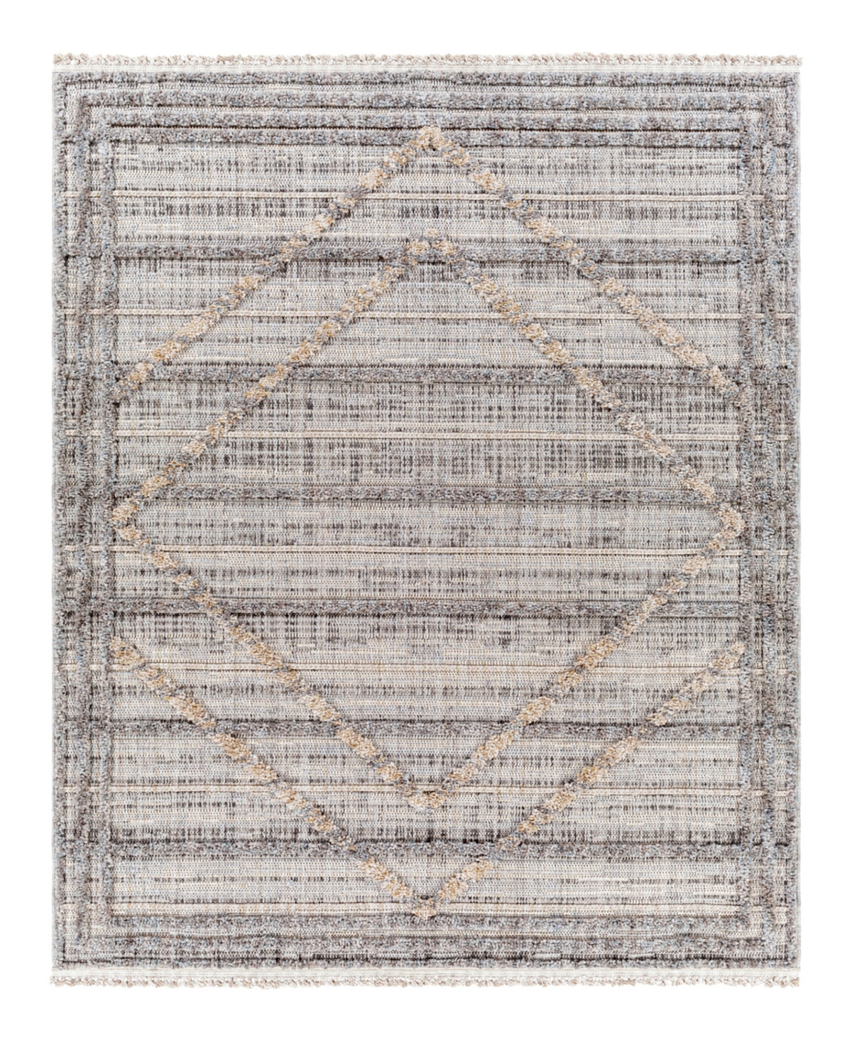 Surya Zaragoza Zrz-2313 5'3in x 7' Area Rug - Cream, Gray