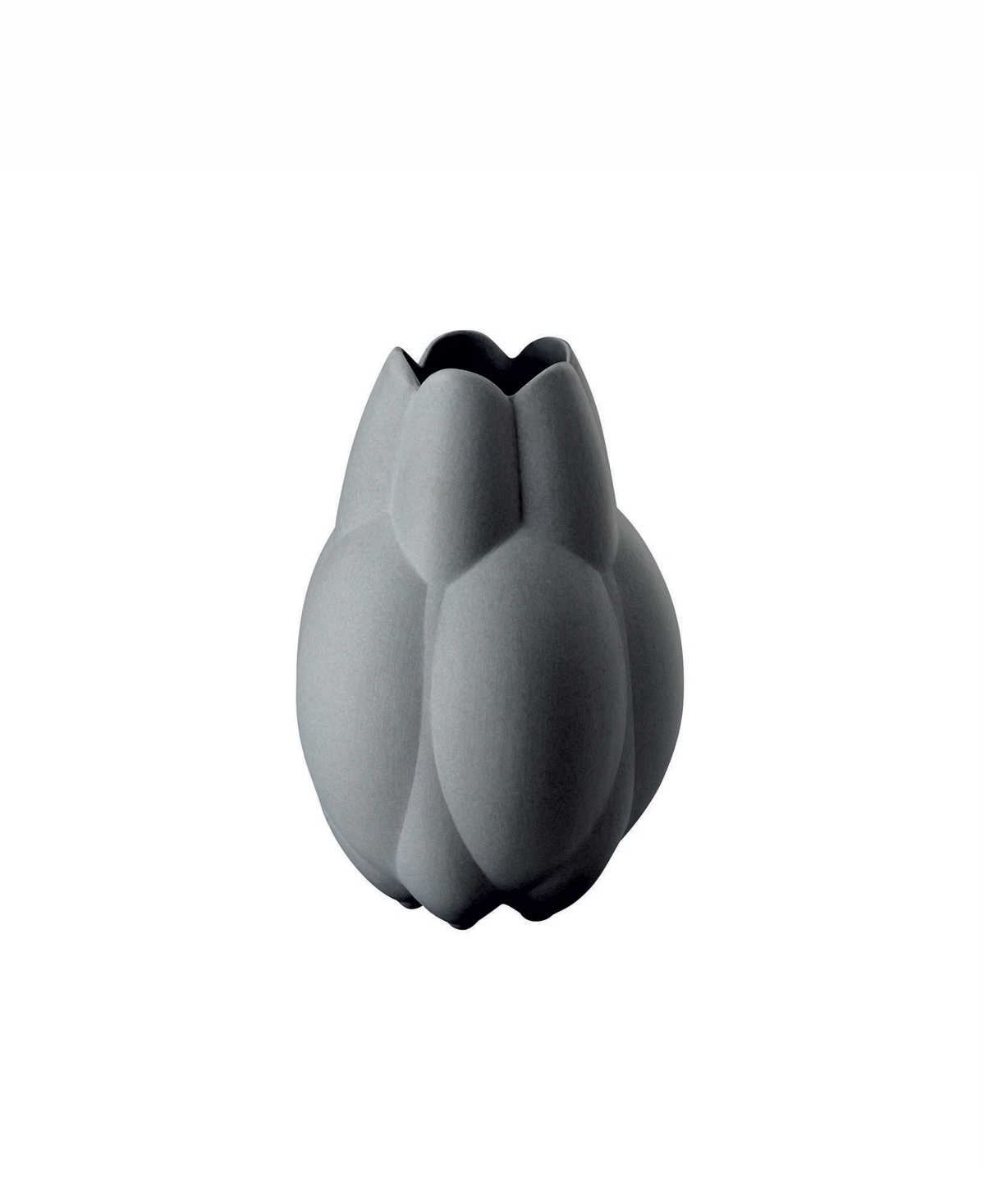 Rosenthal Lava Core Mini Vase In Dark Gray