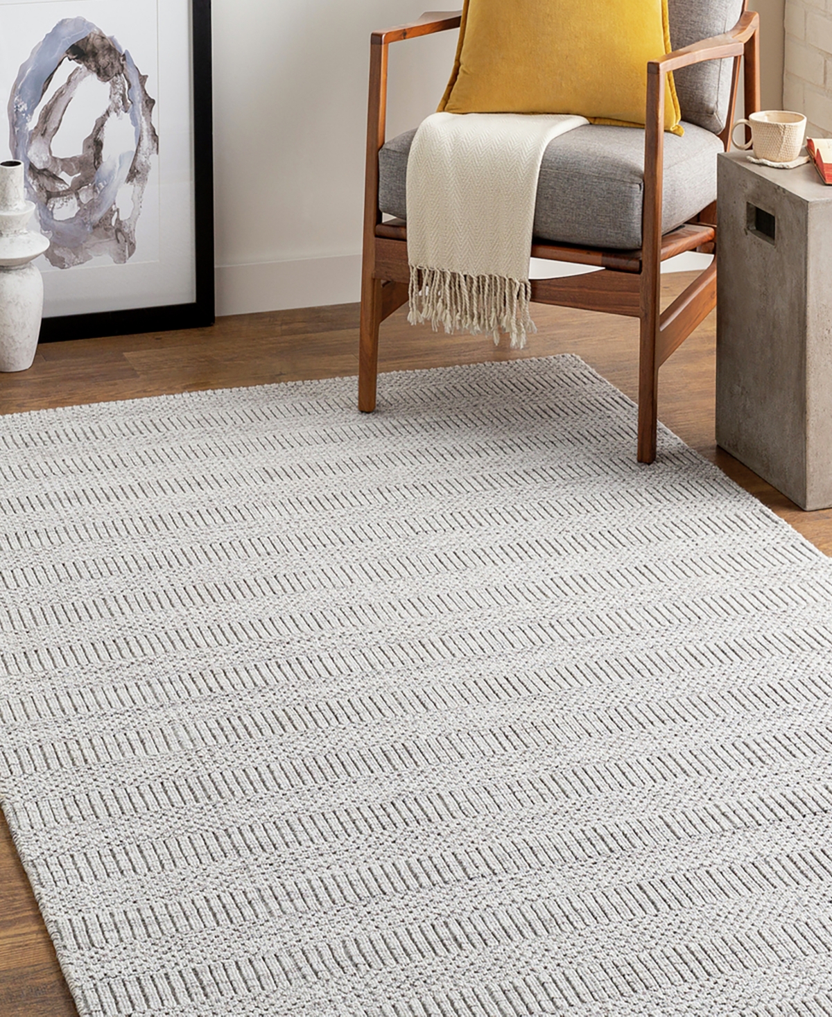 Surya Hickory Hck-2302 Outdoor Area Rug - Gray
