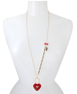 Betsey Johnson Pendant Necklace - Macy's