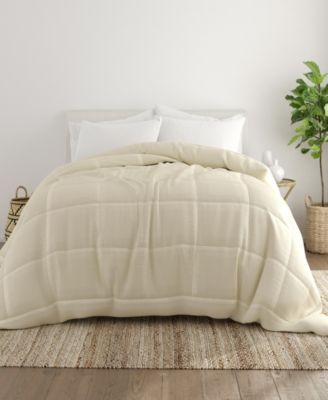 All Season Lightweight Solid Down Alternative Comforter, Full/Queen
