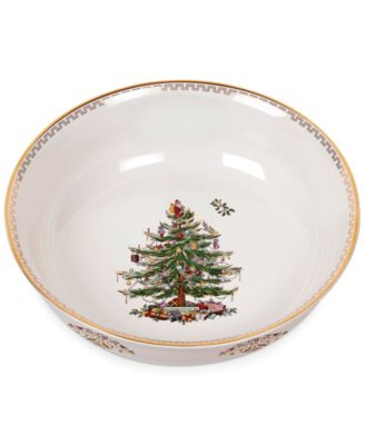 Spode - Christmas Tree Gold Large Bowl 10"