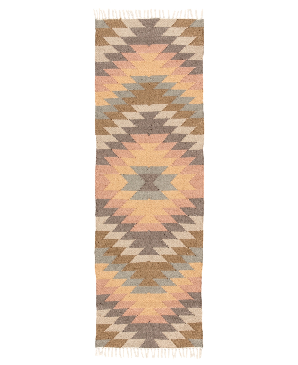 Jaipur Living Desert DES02 2'6in x 8' Runner Outdoor Area Rug - Multi