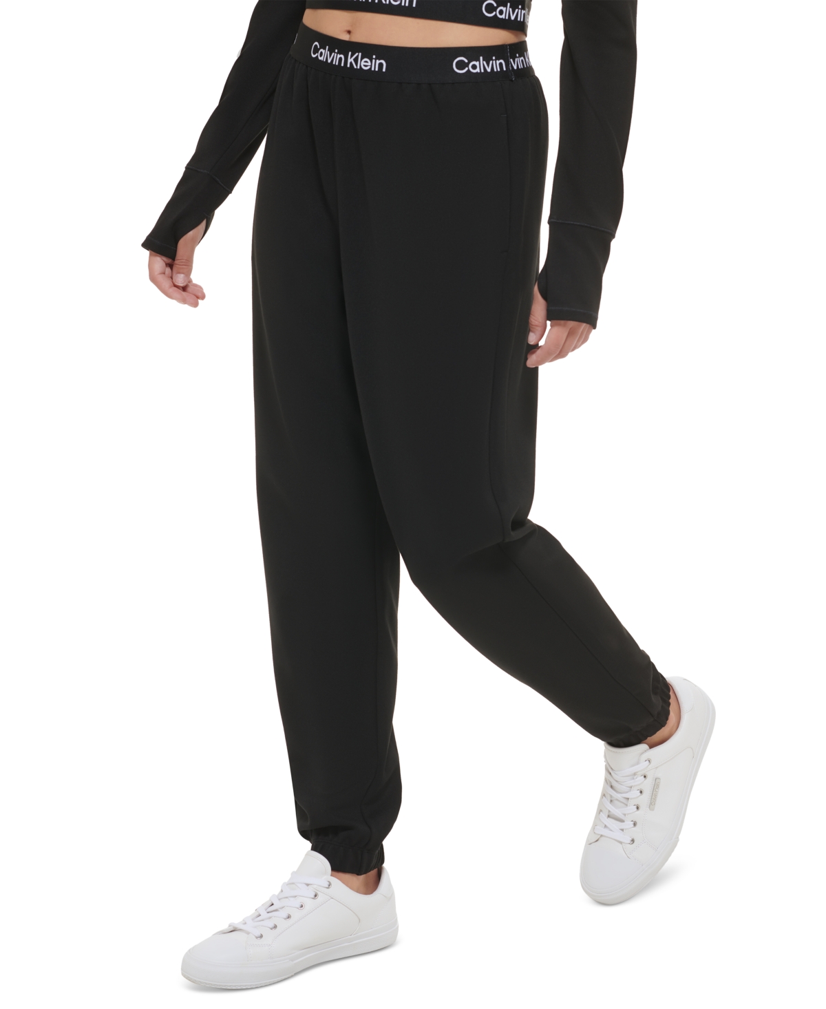 Calvin klein hotsell high waisted joggers