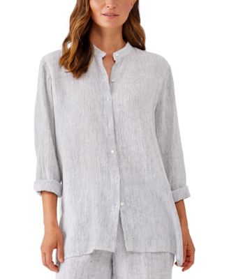 Eileen Fisher - Women's Organic Linen Long Shirt