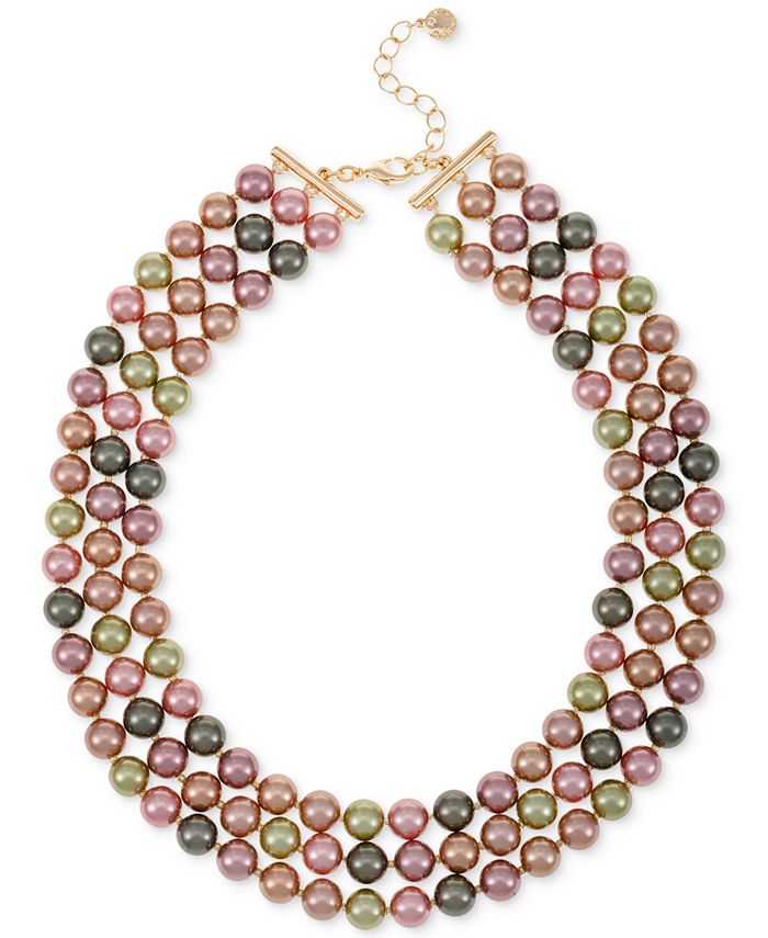 Macy's charter sales club pearl necklace