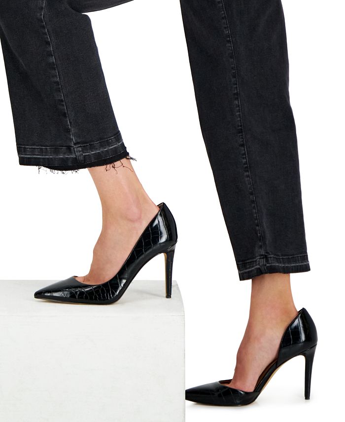 INC International Concepts Women's HighRise ButtonFly StraightLeg Jeans, Created for Macy's