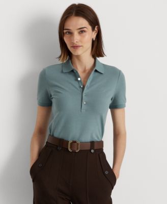 Lauren Ralph Lauren Piqué Polo Shirt - Macy's