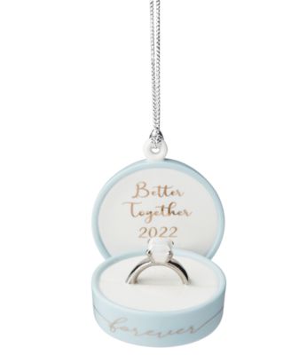 Lenox - 2022 Together Forever Ring Box Ornament
