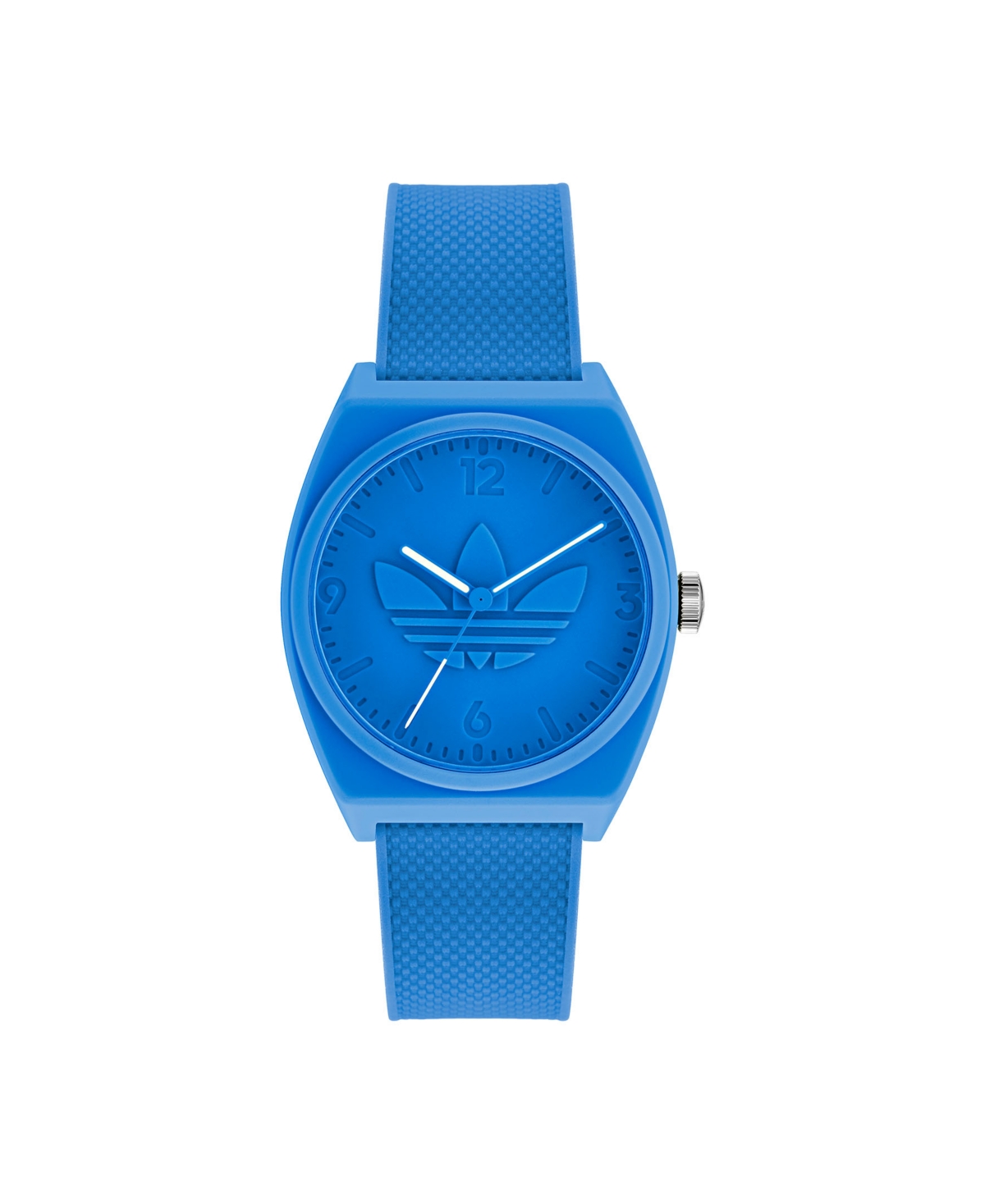 Unisex Three Hand Project Two Blue Resin Strap Watch 38mm - Blue
