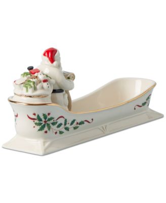 Lenox Santa Sleigh Cracker Tray