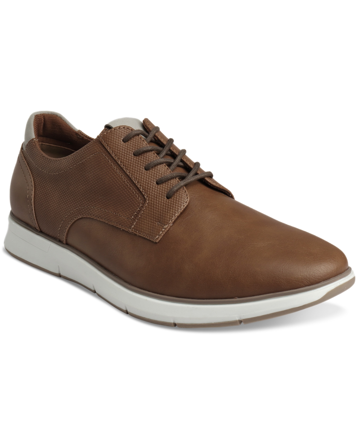 Alfani Men's Landan Lace-Up Sneakers, Created for Macy's - Brown
