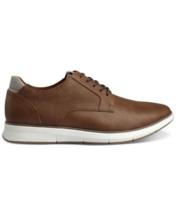 Alfani Men's Faux-Leather Lace-Up Sneakers, Created for Macy's - Macy's