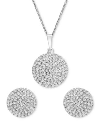 Diamond Circle Jewelry Collection In 14k White Gold Created For Macys