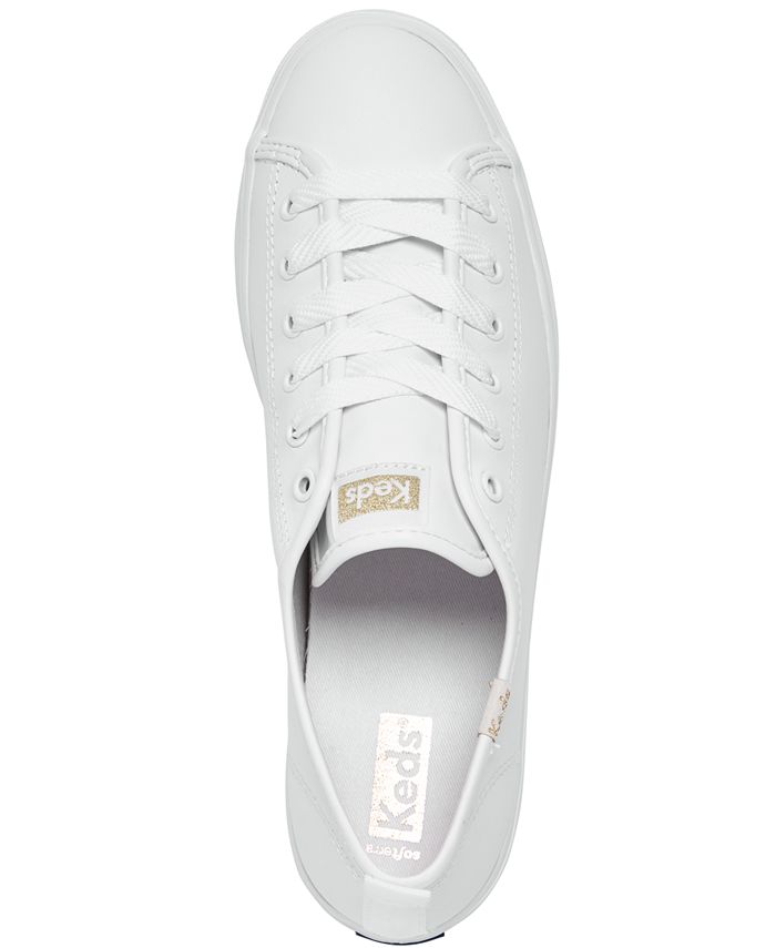 Keds Women's Triple Up Leather Platform Casual Sneakers from Finish ...