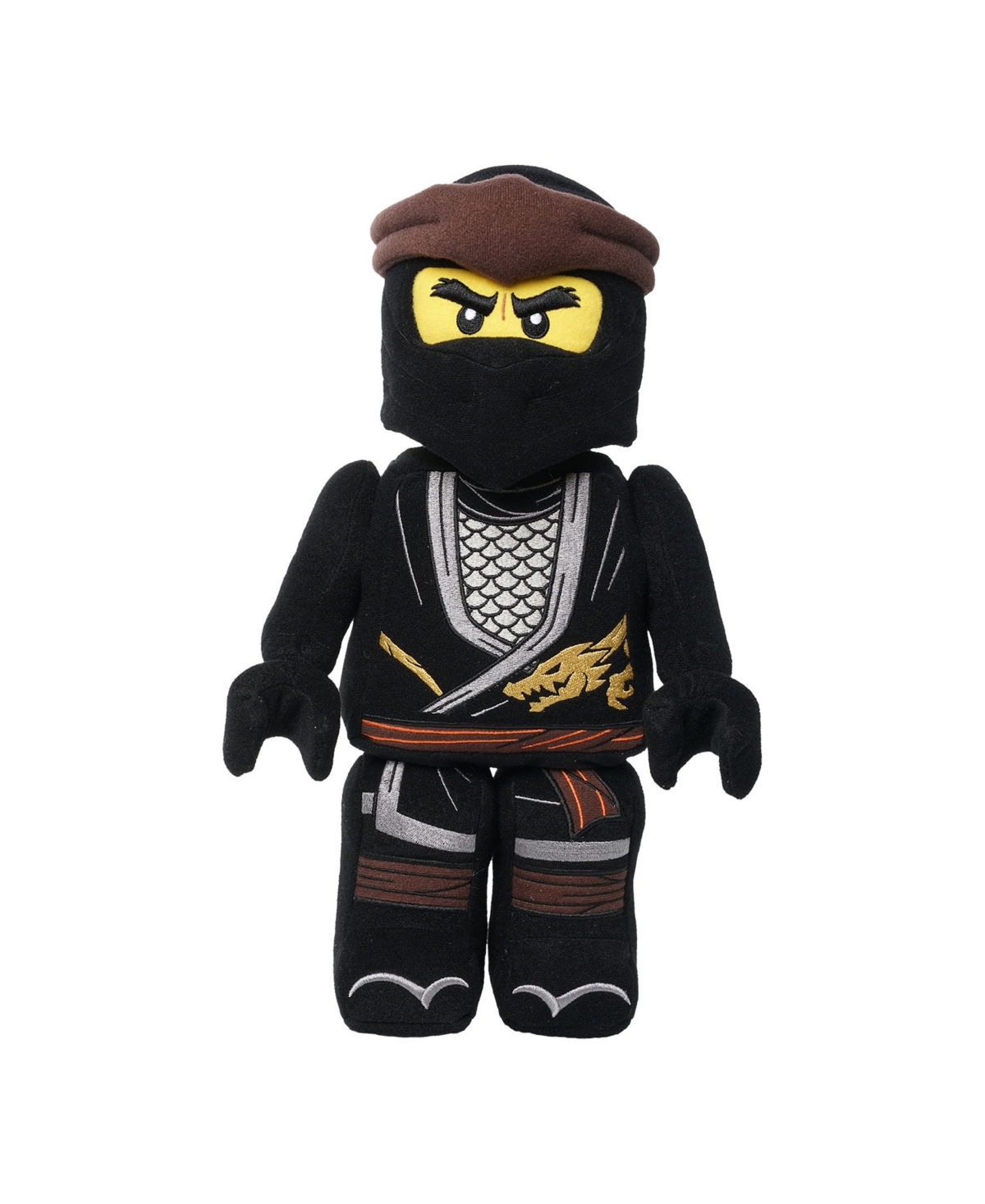 Manhattan Toy Company Kids' Lego Ninjago Cole Ninja Warrior 13" Plush Character In Multicolor
