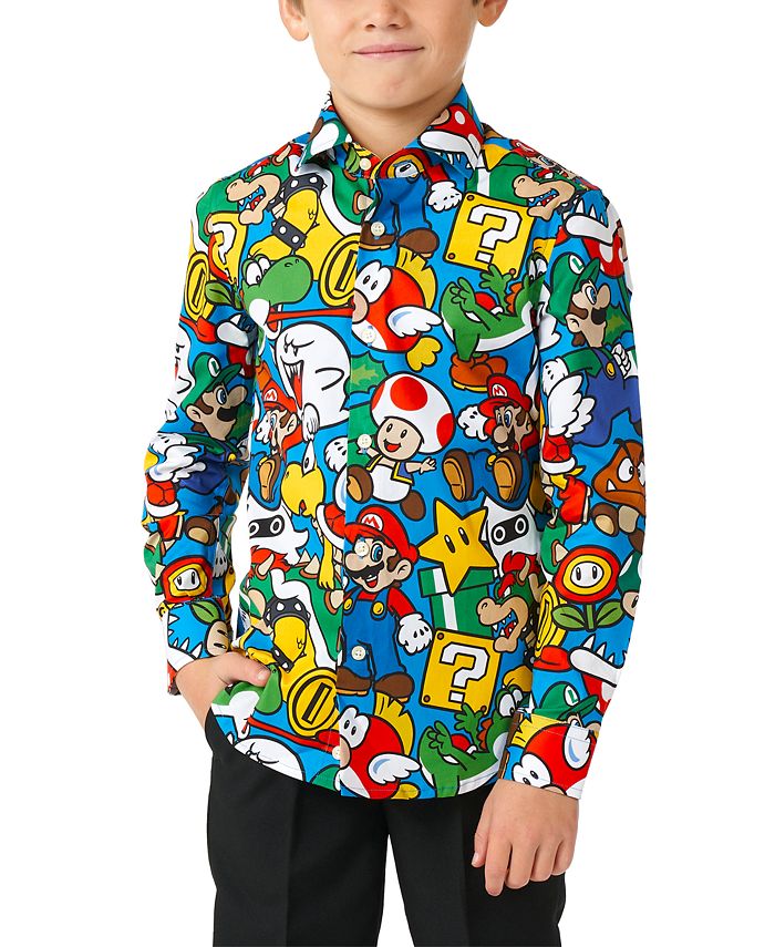 Nintendo Super Mario Get Over It Junior's Tee Short Sleeve Slim Fit Shirt
