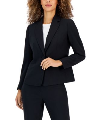 Women's Crepe One-Button 2 Piece Pantsuit