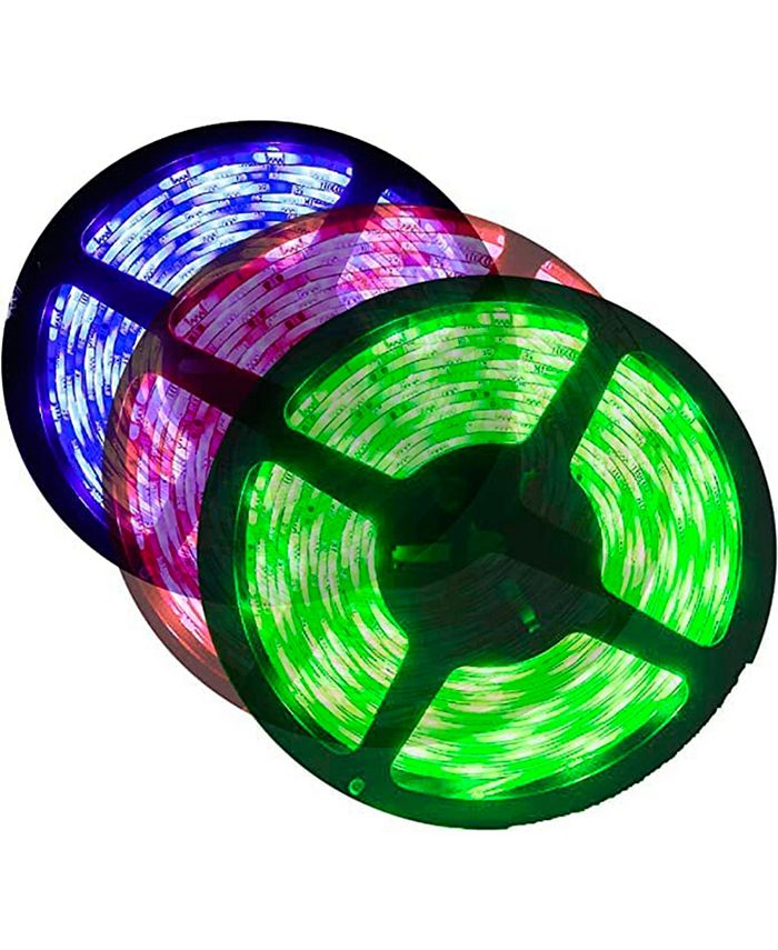 Gabba Goods Sound Control LED Strip with Remote, 15' Macy's