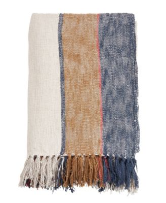 Striped Design Throw, 68" x 52"