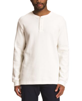 Men's Waffle Henley Shirt Henley Shirt Tee Top Long Sleeve Shirt