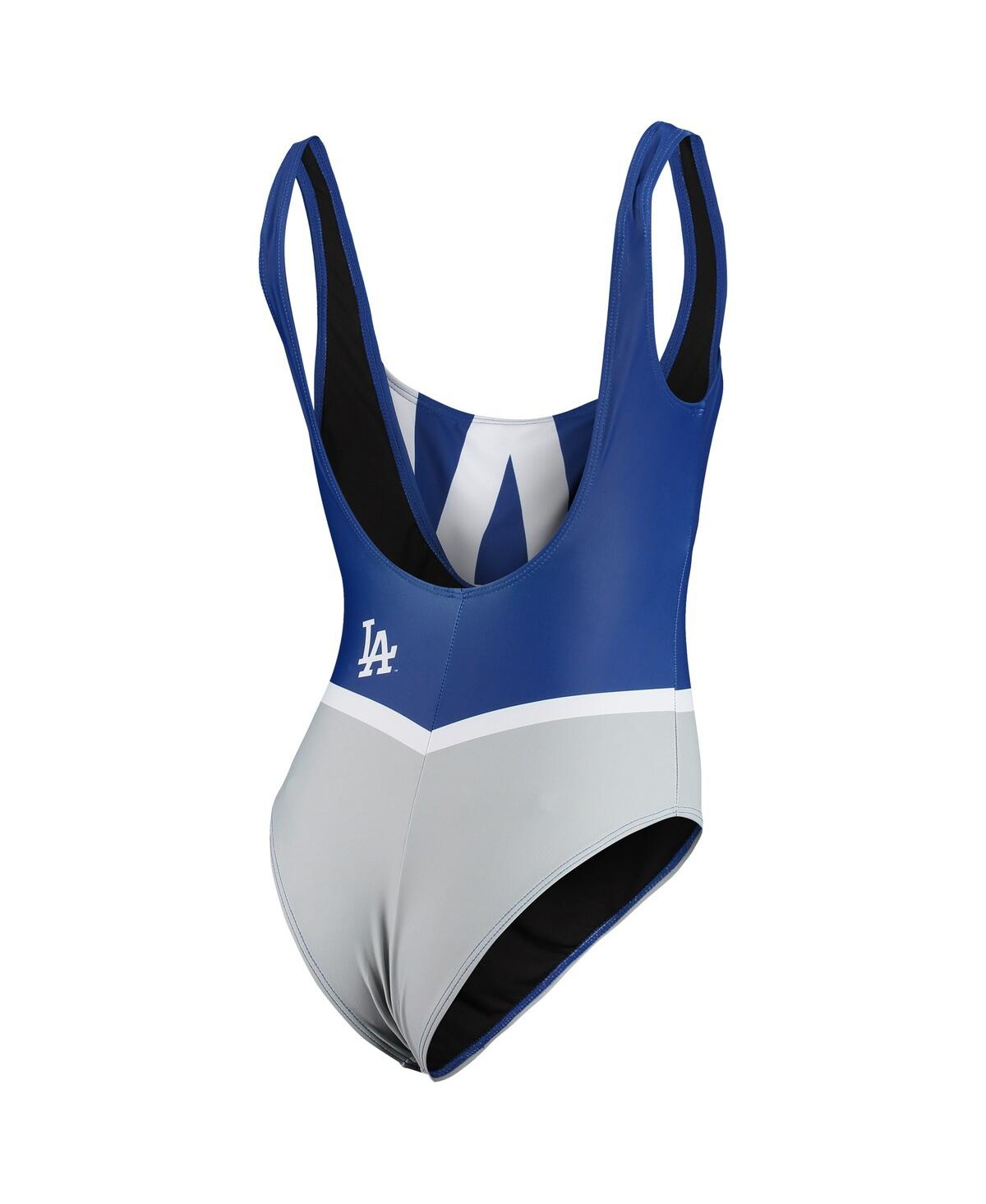 Shop Foco Women's  Royal Los Angeles Dodgers Team One-piece Bathing Suit