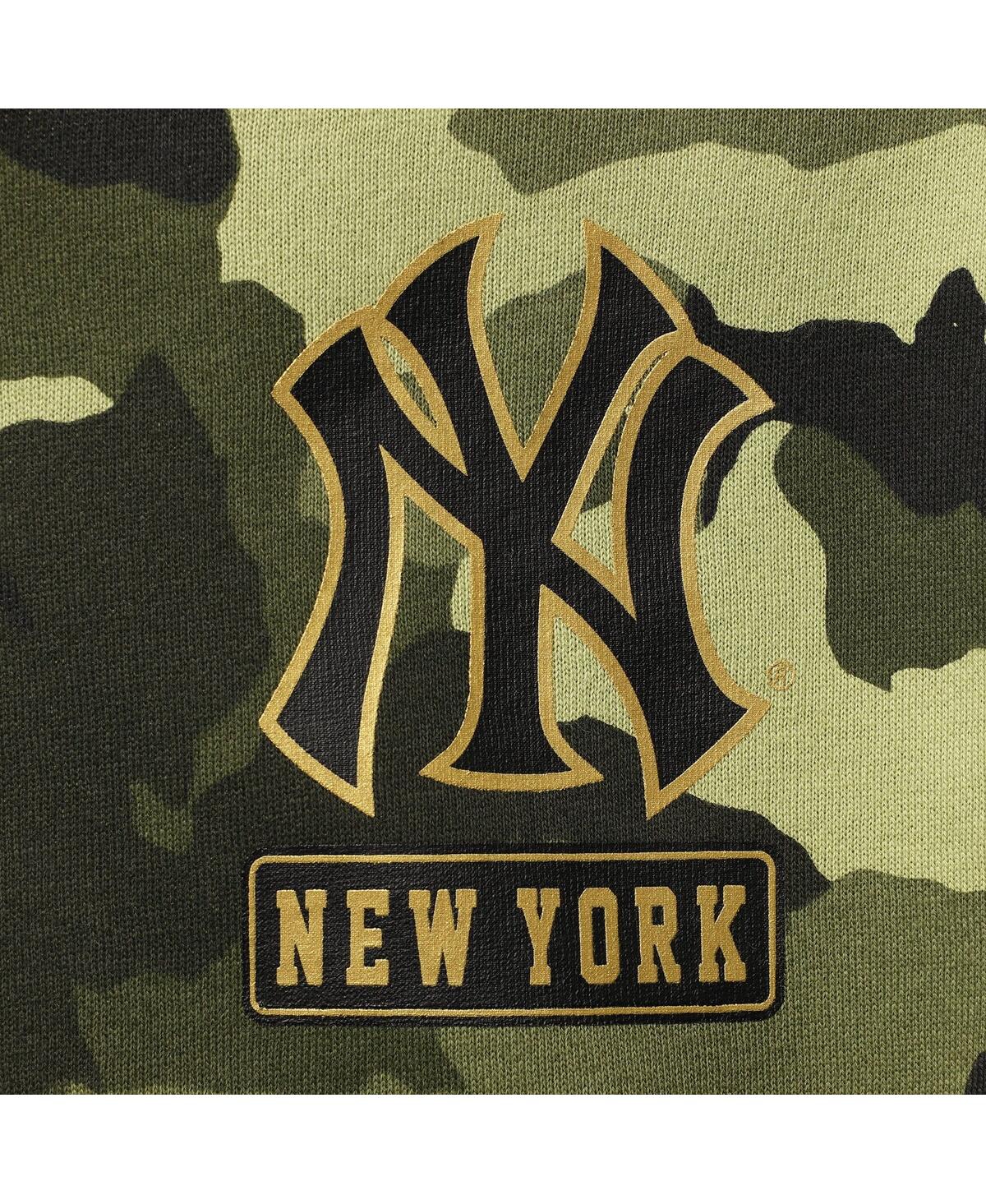 Shop New Era Women's  Green New York Yankees 2022 Mlb Armed Forces Day Camo Full-zip Hoodie