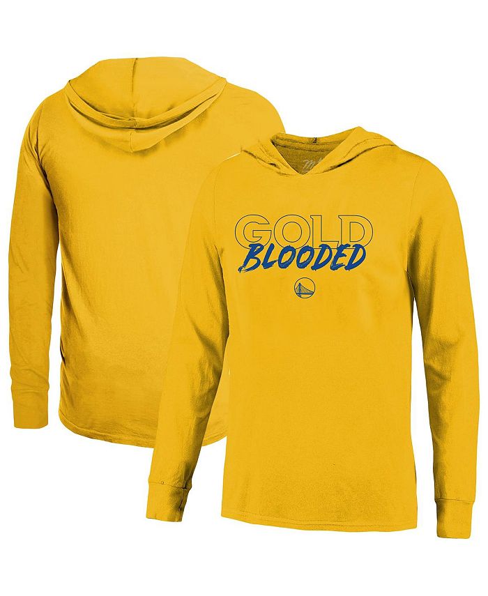 Majestic Men's Threads Gold Golden State Warriors Gold Blooded Mantra Long  Sleeve Hoodie T-shirt - Macy's
