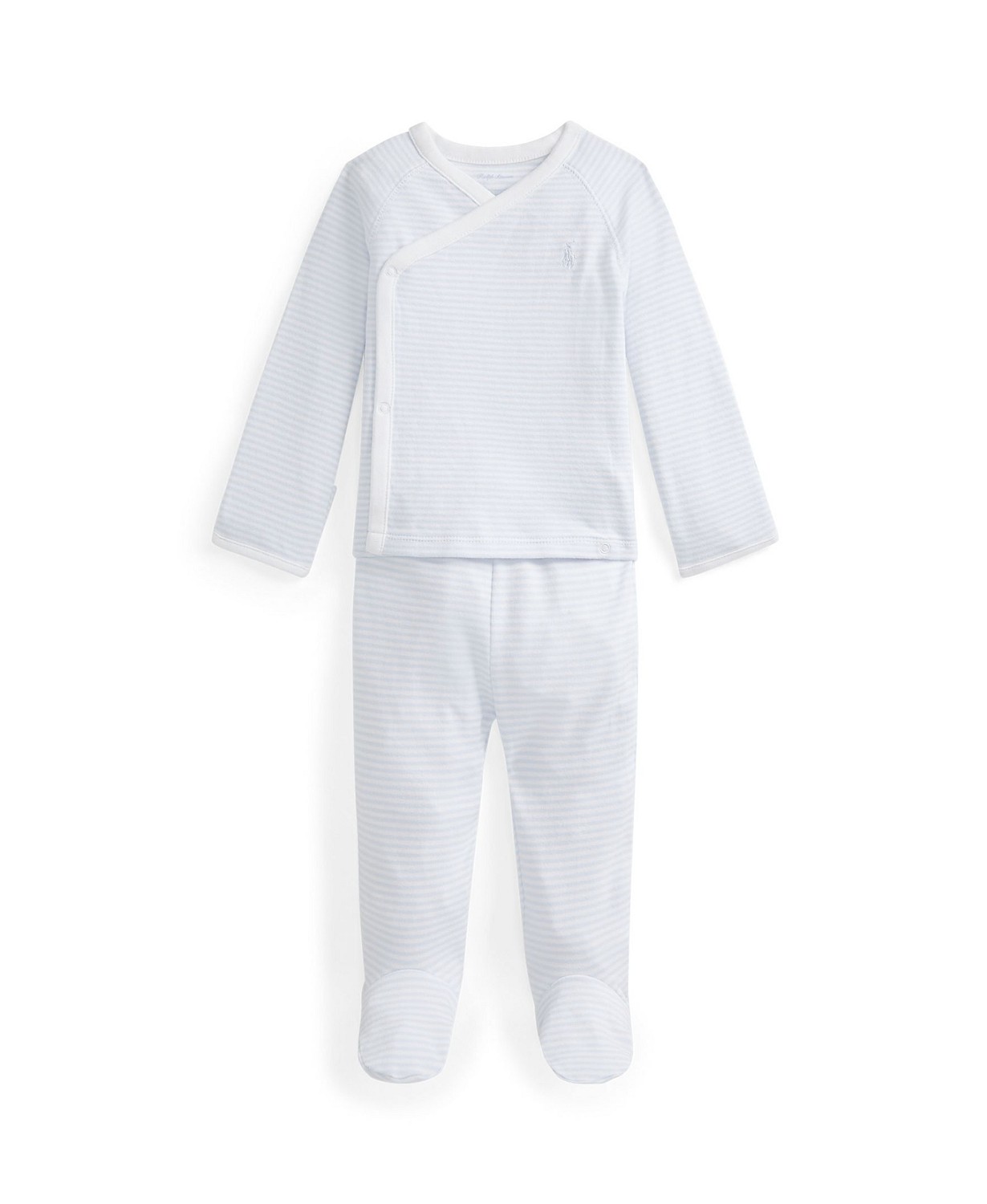 Baby Boys Striped Organic Cotton Top and Pant Set, 2 Piece