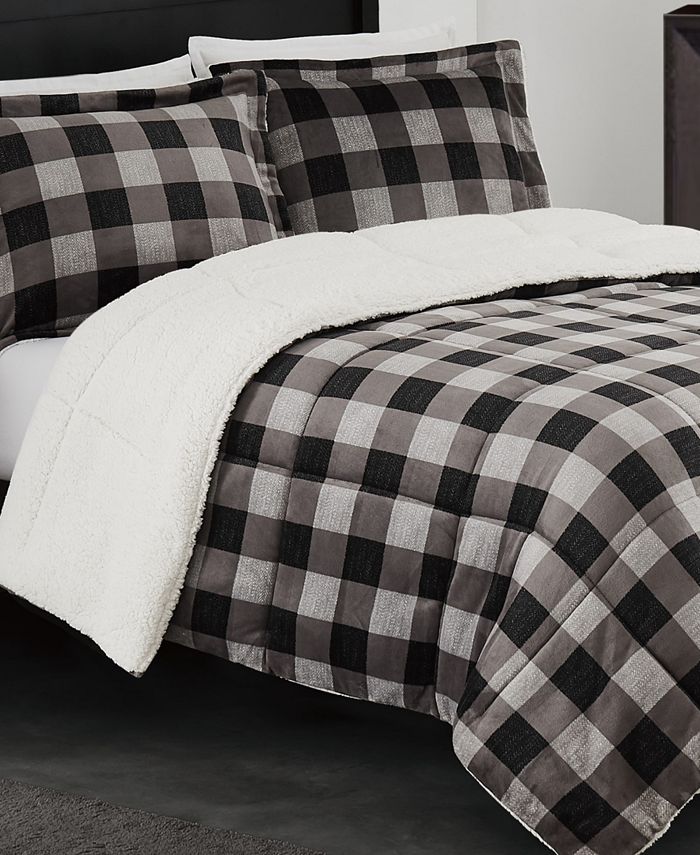 London Fog Plaid Comforter Set Collection Macy's