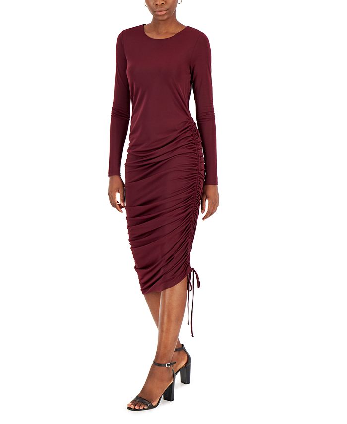 Macys ruched dress store